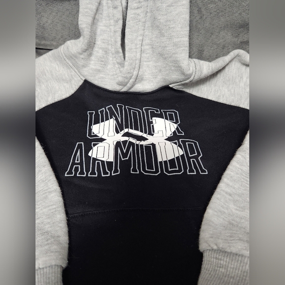 Under Armour Black and Gray Hoodie - Picture 2 of 4
